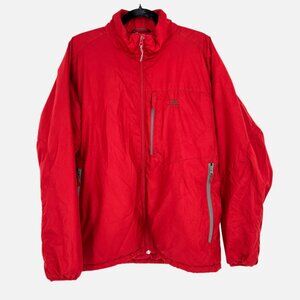 Helly Hansen Red Insulated Jacket Mens Lightweight Water-Resistant Size Medium